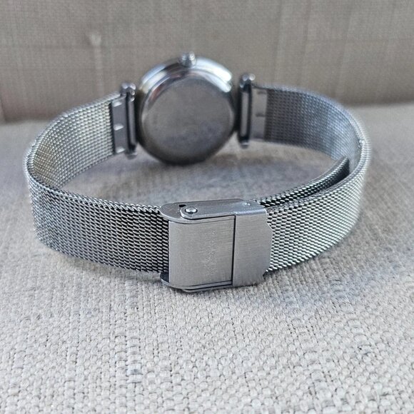 Skagen Denmark Ladies Wristwatch Quartz analog Silver Tone Mesh Strap Watch - Picture 8 of 13